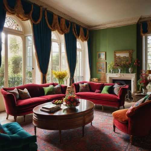 sitting room,ornate room,great room,chaise lounge,chateau margaux,gleneagles hotel,interiors,breakfast room,interior decor,napoleon iii style,french windows,billiard room,window treatment,royal interior,wade rooms,livingroom,victorian style,stately home,luxury home interior,victorian,Photography,General,Commercial