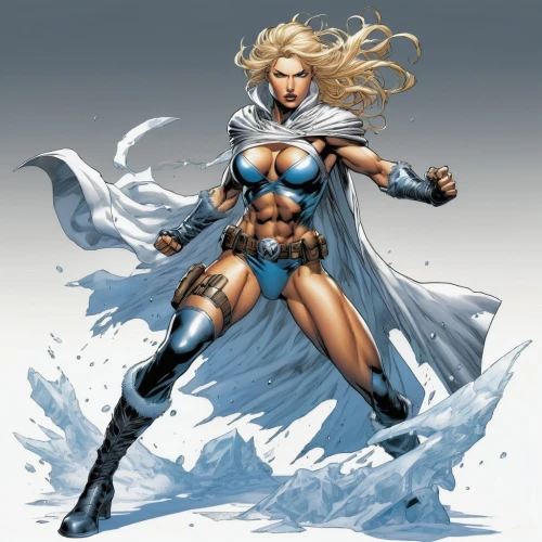 female warrior,goddess of justice,super heroine,fantasy woman,warrior woman,wonderwoman,blue enchantress,heroic fantasy,winterblueher,ice queen,huntress,sprint woman,lady justice,sorceress,super woman,figure of justice,swordswoman,thor,wonder woman,strong woman,Illustration,American Style,American Style 02