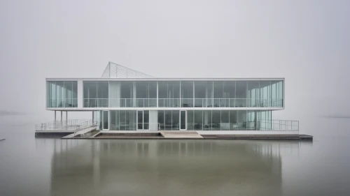 house by the water,house with lake,mirror house,house of the sea,boat house,glass facade,boathouse,glass building,cubic house,aqua studio,houseboat,lago grey,cube stilt houses,cube house,modern architecture,stilt house,dunes house,architectural,glass facades,futuristic art museum,Photography,General,Realistic