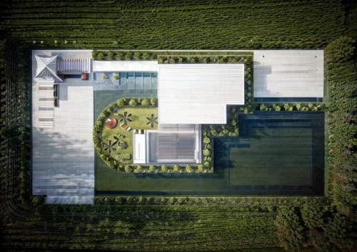 house with lake,dji agriculture,farm house,roof landscape,farm,view from above,private house,from above,the farm,grass roof,flat roof,residential house,vegetables landscape,country house,farmhouse,chinese architecture,cube house,roman villa,bird's-eye view,aerial shot,Landscape,Landscape design,Landscape Plan,Realistic