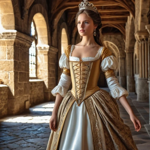 ball gown,tudor,women's clothing,bodice,girl in a historic way,elizabeth i,women clothes,bridal clothing,cinderella,a charming woman,isabella,suit of the snow maiden,iulia hasdeu castle,wedding dresses,overskirt,evening dress,elegant,wedding gown,renaissance,a princess,Photography,General,Realistic