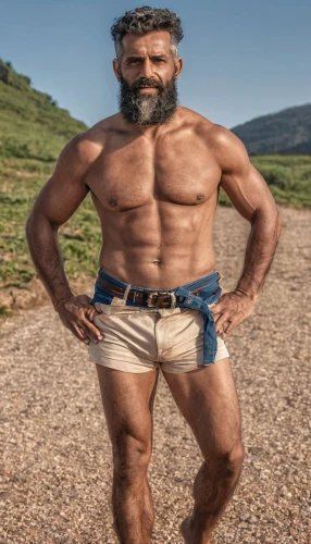 neanderthal,barbarian,strongman,bodybuilder,bodybuilding,cave man,itamar kazir,indian sadhu,white hairy,body-building,judaean desert,body building,bordafjordur,male model,caveman,muscle man,sadhu,edge muscle,mountain fink,brawny,Photography,General,Realistic