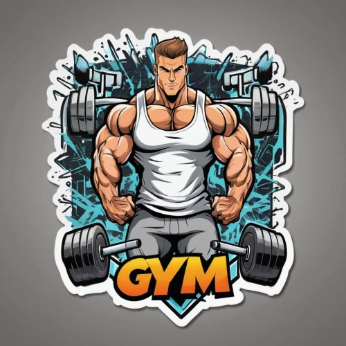 muscle icon,gim,bodybuilder,clipart sticker,body building,sticker,muscle man,body-building,gym girl,g badge,dumbbell,bodybuilding,dumbell,bodybuilding supplement,strongman,workout icons,vector illustration,growth icon,edge muscle,muscled,Unique,Design,Sticker