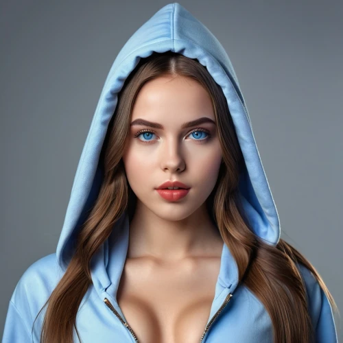 hoodie,realdoll,onesie,girl in cloth,female doll,blue eyes,baby blue,eurasian,winterblueher,blue heart,blue background,ukrainian,hooded,puma,little red riding hood,sweatshirt,red riding hood,female model,light blue,3d model,Photography,General,Realistic