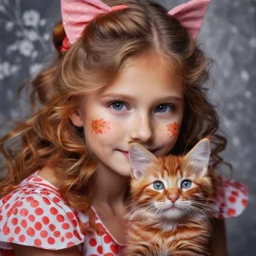 red tabby,cute cat,feline look,cat lovers,vintage boy and girl,doll cat,ginger kitten,little boy and girl,red cat,cat kawaii,child portrait,calico cat,tabby cat,cat image,cat ears,children's background,cat with blue eyes,romantic portrait,tenderness,ginger cat