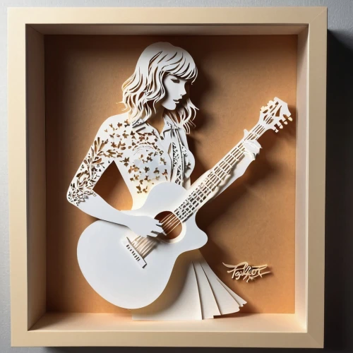 paper art,painted guitar,wood art,wood carving,the laser cuts,framed paper,guitar easel,sand art,plastic arts,3d figure,paper frame,shadowbox,carved,lego frame,music box,cutout cookie,wall plate,guitar,the guitar,made of wood,Unique,Paper Cuts,Paper Cuts 10