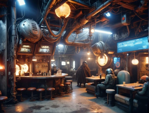 tavern,unique bar,wine tavern,alpine restaurant,salt bar,drinking establishment,a restaurant,the coffee shop,pub,bistro,izakaya,coffee shop,diner,rosa cantina,retro diner,japanese restaurant,apothecary,merchant,3d render,restaurant,Photography,General,Realistic