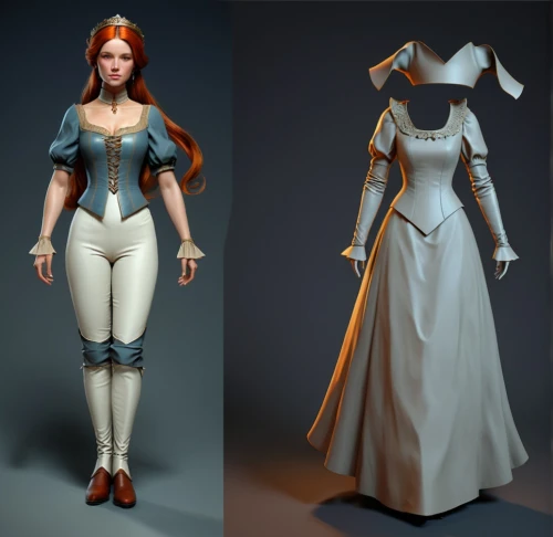 bridal clothing,women's clothing,costume design,victorian fashion,designer dolls,costumes,3d model,fashion dolls,wedding dresses,victorian lady,women clothes,overskirt,bodice,dressmaker,suit of the snow maiden,ladies clothes,fairytale characters,female doll,transistor,3d figure,Conceptual Art,Fantasy,Fantasy 01