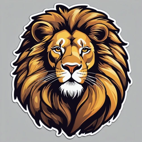lion,lion white,lion number,skeezy lion,panthera leo,lion head,male lion,tiger png,masai lion,african lion,female lion,lion father,two lion,lion's coach,forest king lion,type royal tiger,lions,vector illustration,crest,male lions,Unique,Design,Sticker