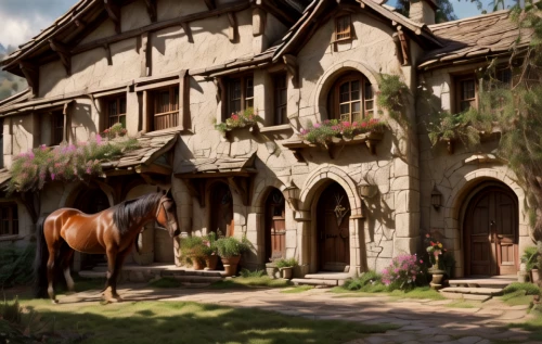 horse stable,knight village,medieval architecture,stables,horse barn,pony farm,medieval,equestrian,horses,ancient house,camelot,dream horse,horseback,alcazar,horse supplies,riding school,frisian house,fairy tale castle,equine,equestrian center