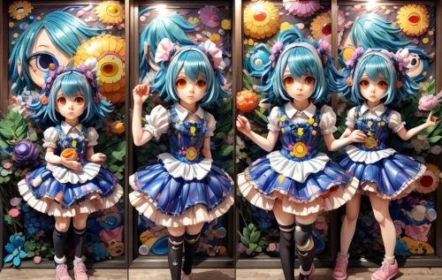 vocaloid,naginatajutsu,harajuku,anime japanese clothing,butterfly dolls,mirror house,hatsune miku,costumes,gachas,kawaii snails,blue daisies,blue heart balloons,doll's festival,murano,blue passion flower butterflies,chrysanthemum exhibition,angels of the apocalypse,japanese idol,doll figures,idol