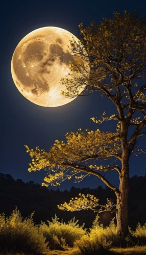 moonlit night,moon photography,blue moon,super moon,hanging moon,moonlit,full moon,big moon,moonrise,moon at night,moonshine,moon valley,lone tree,the moon,isolated tree,moon night,lunar landscape,blue moon rose,moon,moonscape,Photography,General,Realistic
