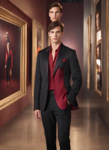 men's suit,fashion models,red tie,suit of spades,mannequins,gentleman icons,suits,vanity fair,formal wear,wax figures,silk red,the suit,man in red dress,male model,businessmen,men's wear,man's fashion,business men,spy visual,men clothes,Photography,Commercial