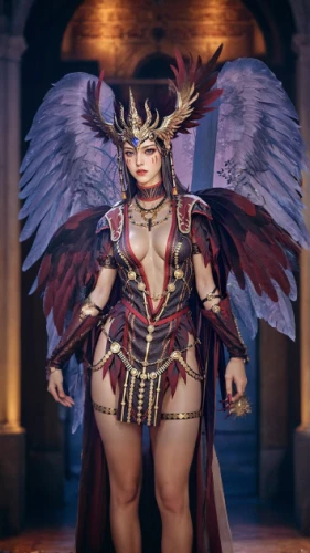 garuda,fire angel,goddess of justice,nero,female warrior,cleopatra,gladiator,messenger of the gods,artemisia,fallen angel,devil,athena,archangel,baroque angel,guardian angel,tiber riven,ancient costume,angel of death,angel,sparta