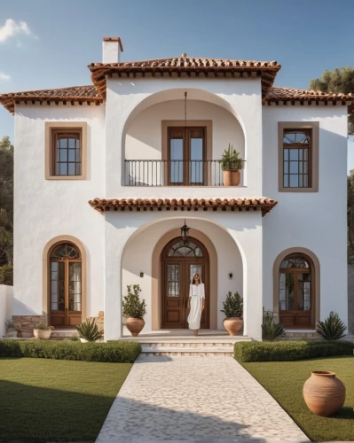 spanish tile,luxury property,exterior decoration,luxury real estate,luxury home,bendemeer estates,villa,beautiful home,3d rendering,clay tile,large home,holiday villa,garden elevation,hacienda,stucco frame,country estate,house purchase,stucco wall,roof tile,house with caryatids