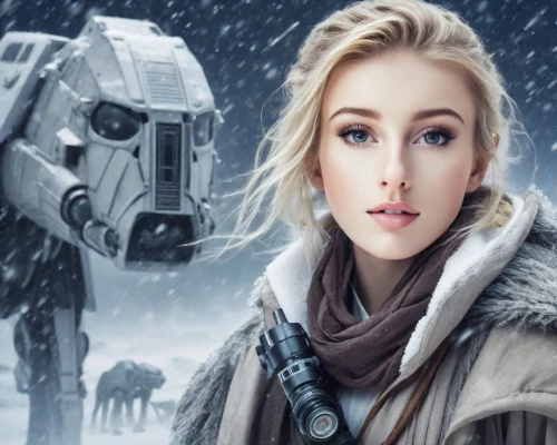 the snow queen,suit of the snow maiden,winterblueher,sci fi,ice princess,cg artwork,elsa,snow scene,starwars,glory of the snow,sci - fi,sci-fi,droid,sci fiction illustration,solo,star wars,polar,winter background,droids,full hd wallpaper,Photography,Realistic
