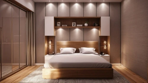 modern room,room divider,sleeping room,bedroom,3d rendering,canopy bed,guest room,japanese-style room,render,interior modern design,modern decor,contemporary decor,walk-in closet,crown render,interior design,guestroom,great room,3d render,room lighting,bed frame