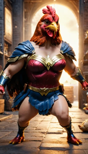 cockerel,wonderwoman,chicken bird,the chicken,wonder woman,goddess of justice,super heroine,figure of justice,phoenix rooster,wonder woman city,griffon bruxellois,chicken 65,hen,bantam,super woman,super hero,superhero,he-man,the hen,mina bird,Photography,General,Natural