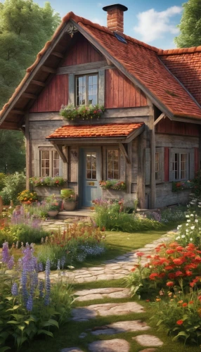 country cottage,summer cottage,cottage garden,country house,country estate,danish house,home landscape,house in the forest,farm house,cottage,beautiful home,swiss house,house in the mountains,house in mountains,farmhouse,traditional house,little house,violet evergarden,wooden house,the garden society of gothenburg,Photography,General,Realistic