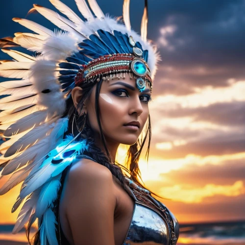 indian headdress,american indian,native american,warrior woman,the american indian,feather headdress,pocahontas,headdress,cherokee,amerindien,indigenous,tribal chief,first nation,native,shamanic,polynesian girl,indigenous culture,female warrior,indian woman,indian,Photography,General,Realistic
