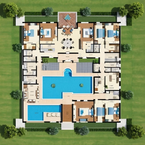 resort,floorplan home,holiday villa,pool house,swimming pool,luxury property,apartments,house floorplan,villa,floor plan,villas,outdoor pool,large home,architect plan,private estate,residential,hotel complex,apartment complex,mansion,roof top pool,Photography,General,Realistic