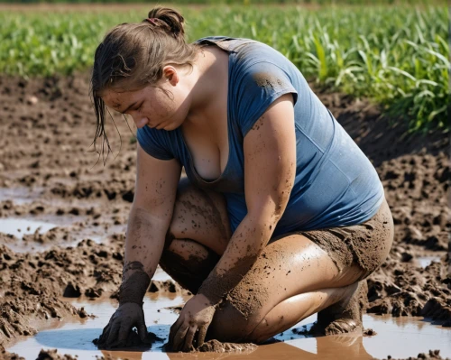 farmworker,clay soil,field cultivation,female worker,farm girl,agroculture,irrigation,agricultural engineering,furrows,aggriculture,agriculture,sowing,irrigation system,archaeological dig,planting,work in the garden,permaculture,farmer,soil,furrow,Photography,General,Realistic