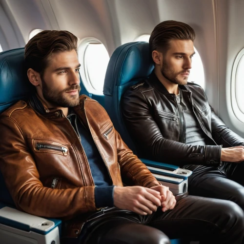 men sitting,passenger groove,airline travel,concert flights,passenger,passengers,air new zealand,leather jacket,men's wear,men clothes,leather,airplane passenger,pilotfish,airpod,leather texture,polish airline,travel essentials,air travel,window seat,airplanes,Photography,General,Natural