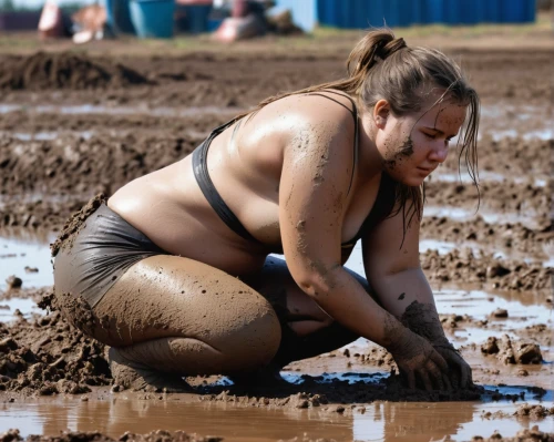 mud wrestling,mud,obstacle race,muddy,mud village,mud bogging,mud wall,pile of dirt,clay soil,digging,sumo wrestler,hard woman,archaeological dig,dirt,woman frog,furrows,molehill,mudskippers,autograss,wet smartphone,Photography,General,Realistic