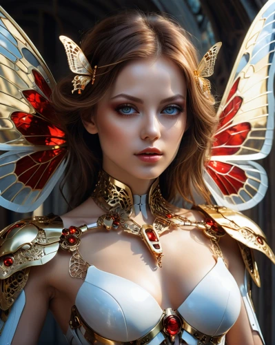 cupido (butterfly),fantasy art,baroque angel,faerie,faery,fantasy woman,archangel,fire angel,fairy queen,vanessa (butterfly),fairy,fantasy portrait,vintage angel,evil fairy,angel,fantasy girl,little girl fairy,winged heart,winged,angel girl,Photography,General,Realistic