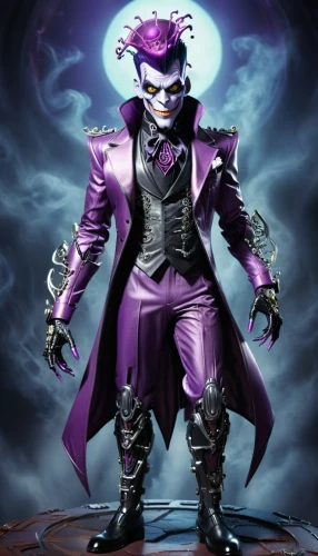 dodge warlock,skeleltt,purple rizantém,jester,undead warlock,masquerade,magistrate,rich purple,male mask killer,dracula,scare crow,magus,joker,katakuri,ringmaster,supervillain,purple,halloweenchallenge,rorschach,lopushok,Conceptual Art,Sci-Fi,Sci-Fi 03