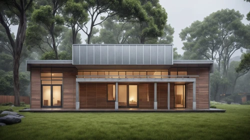 timber house,eco-construction,3d rendering,wooden house,smart home,small cabin,cubic house,inverted cottage,folding roof,modern house,smart house,frame house,render,mid century house,wooden sauna,prefabricated buildings,archidaily,house in the forest,solar panels,grass roof,Photography,General,Realistic