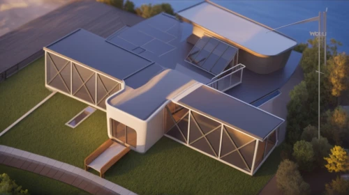 3d rendering,modern house,roof landscape,house roofs,roof panels,solar cell base,flat roof,eco-construction,mid century house,cubic house,landscape design sydney,modern architecture,isometric,inverted cottage,render,3d render,house roof,frame house,roof construction,prefabricated buildings,Photography,General,Commercial