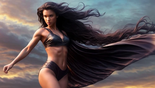 fantasy woman,warrior woman,wonderwoman,sprint woman,digital compositing,wind warrior,image manipulation,photoshop manipulation,the enchantress,fantasy art,female swimmer,aphrodite,wonder woman,female warrior,sorceress,wind wave,dark angel,celtic woman,greek mythology,photo manipulation