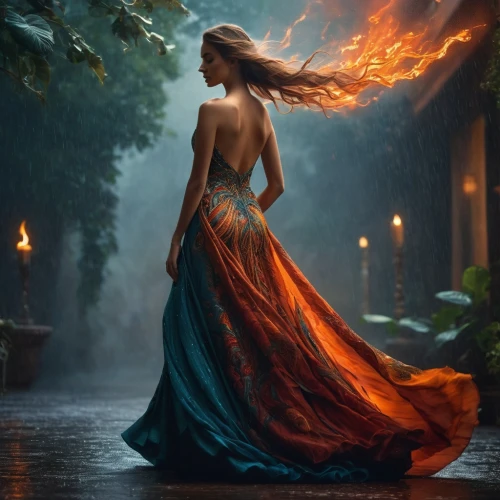 fire dancer,fire angel,dancing flames,flame spirit,fire artist,fire dance,fire-eater,firedancer,flame of fire,fiery,fire and water,fire eater,rain of fire,fire siren,fantasy picture,fantasy art,afire,mystical portrait of a girl,open flames,fire heart,Photography,General,Fantasy