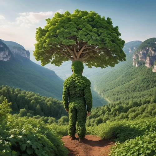nature and man,flourishing tree,people in nature,green tree,photosynthesis,mother earth,mother nature,tree man,permaculture,eco,tree of life,earth chakra,patrol,ecological sustainable development,aaa,celtic tree,forest man,growing green,mother earth statue,nature art,Photography,General,Realistic
