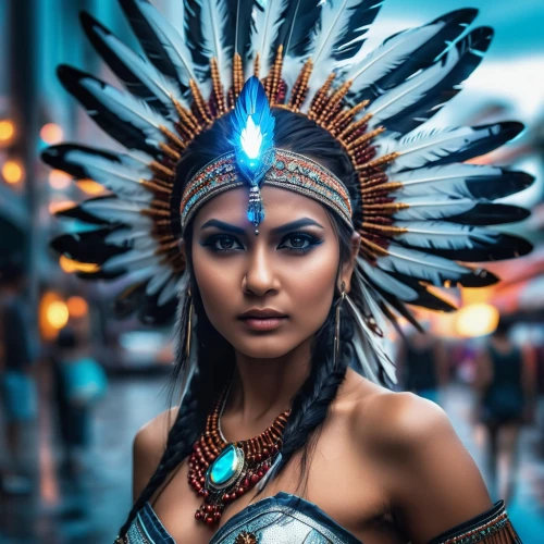 indian headdress,native american,headdress,american indian,warrior woman,feather headdress,pocahontas,shamanic,the american indian,tribal chief,asian costume,indian woman,shamanism,peruvian women,shaman,indian,tribal,indigenous,polynesian girl,aztec,Photography,General,Realistic