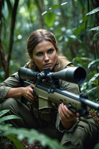 sniper,katniss,the sandpiper combative,guerrilla,gi,female hollywood actress,rifleman,rifle,insurgent,huntress,jungle,lori,vietnam,on the hunt,hunting decoy,aaa,chasseur,girl with gun,target shooting,patrol,Photography,General,Cinematic