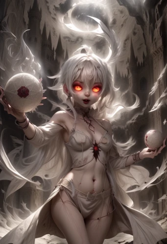 psychic vampire,vampire lady,medusa,ghost girl,fire red eyes,fire siren,vampire woman,cheshire,priestess,white rose snow queen,nine-tailed,sorceress,haunebu,whitey,seerose,red eyes,a200,dark art,imp,fae