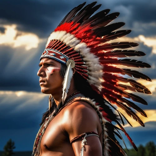 the american indian,american indian,native american,amerindien,war bonnet,red chief,red cloud,indian headdress,tribal chief,aborigine,indigenous,cherokee,shamanism,indigenous culture,first nation,native,anasazi,headdress,shamanic,chief cook,Photography,General,Realistic