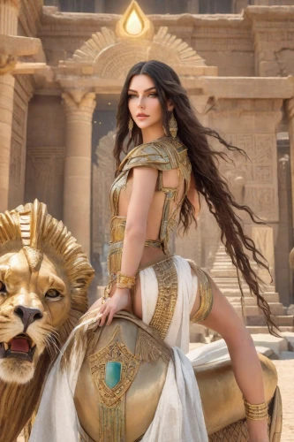 cleopatra,artemisia,egyptian,female warrior,athena,ancient egypt,warrior woman,ancient egyptian girl,the ancient world,sphinx pinastri,she feeds the lion,goddess of justice,ancient egyptian,pharaonic,egypt,pharaohs,assyrian,pharaoh,ancient civilization,female lion,Photography,Realistic