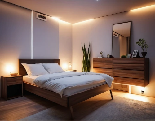 modern room,modern decor,wall lamp,bedroom,led lamp,visual effect lighting,smart home,bedside lamp,room lighting,bed frame,3d rendering,contemporary decor,search interior solutions,canopy bed,sleeping room,guest room,room divider,halogen spotlights,guestroom,wall light,Photography,General,Realistic