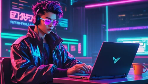 cyberpunk,cyber,cyber glasses,man with a computer,hacker,hacking,cyber crime,computer addiction,coder,computer freak,computer,cyberspace,night administrator,laptop,computer business,kasperle,freelancer,cybertruck,cybercrime,girl at the computer,Conceptual Art,Sci-Fi,Sci-Fi 27