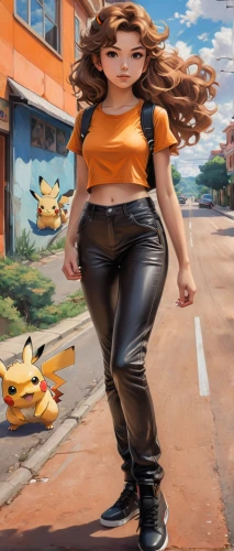 woman walking,pokemon go,girl walking away,world digital painting,pedestrian,sprint woman,pokemongo,a pedestrian,yellow purse,pedestrians,rollerblades,pokemon,walk,pikachu,pokémon,sidewalk,digital painting,walking,artistic roller skating,sci fiction illustration