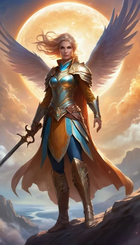 archangel,guardian angel,the archangel,angel,greer the angel,uriel,fire angel,kestrel,harpy,dove of peace,angelology,angel wing,female warrior,eufiliya,angels of the apocalypse,athena,vane,heroic fantasy,show off aurora,paladin,Illustration,Realistic Fantasy,Realistic Fantasy 01