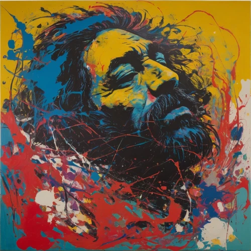 gorilla,poseidon,che,kong,zao,guevara,cmyk,neanderthal,rasputin,zeus,popart,hemmingway,lion,wolfman,gnu,modern pop art,rastaman,che guevara,ervin hervé-lóránth,orangutan,Conceptual Art,Graffiti Art,Graffiti Art 06