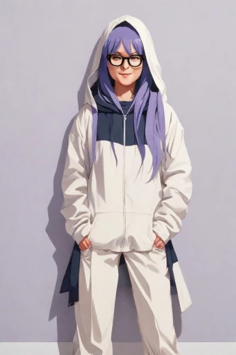 parka,rain suit,national parka,anime japanese clothing,tracksuit,onesie,eskimo,mini e,hoodie,winterblueher,winter clothing,yuki nagato sos brigade,white purple,baymax,white with purple,png transparent,school clothes,winter clothes,evangelion eva 00 unit,cosplay image,Digital Art,Flat Papercut