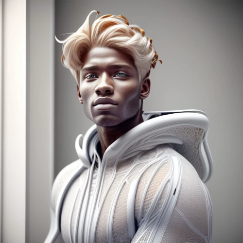 male elf,human torch,iceman,cullen skink,gradient mesh,silver surfer,albino,apollo,cyborg,andromeda,blond,angel moroni,whitey,male character,futuristic,cg artwork,helios,blond hair,3d rendered,silvery