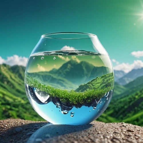 lensball,reflection of the surface of the water,crystal ball-photography,background view nature,water reflection,glass sphere,refraction,landscape background,water mirror,reflection in water,green water,water resources,green trees with water,mountain spring,liquid bubble,reflections in water,a drop of water,glass ball,water glass,earth in focus