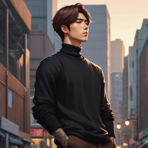 handsome model,kai,guk,choi kwang-do,spy visual,baseball player,seoul,busan night scene,gyeonggi do,korean drama,korean won,songpyeon,yeonsan hong,kimjongilia,tan chen chen,busan,handsome,long-sleeved t-shirt,xing yi quan,a pedestrian,Illustration,Realistic Fantasy,Realistic Fantasy 27