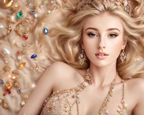 jeweled,jewels,magnolieacease,pearl necklace,gold jewelry,aphrodite,queen cage,porcelain doll,glittering,jewel,seashells,chandelier,golden haired,fairy queen,full hd wallpaper,mary-gold,gold diamond,mother of pearl,pearl necklaces,christmas jewelry